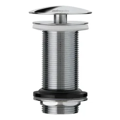 New WIRQUIN Bonde lavabo laiton dôme fixe 100mm sans trop plein