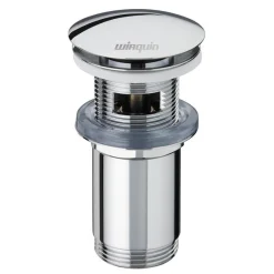 Hot WIRQUIN Bonde lavabo laiton quick-clac trop plein corps long