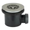 Clearance WIRQUIN Bonde tourbillon sortie horizontale Ø90mm grille brossé