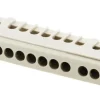 Outlet ZENITECH Bornier phase gris 12 modules