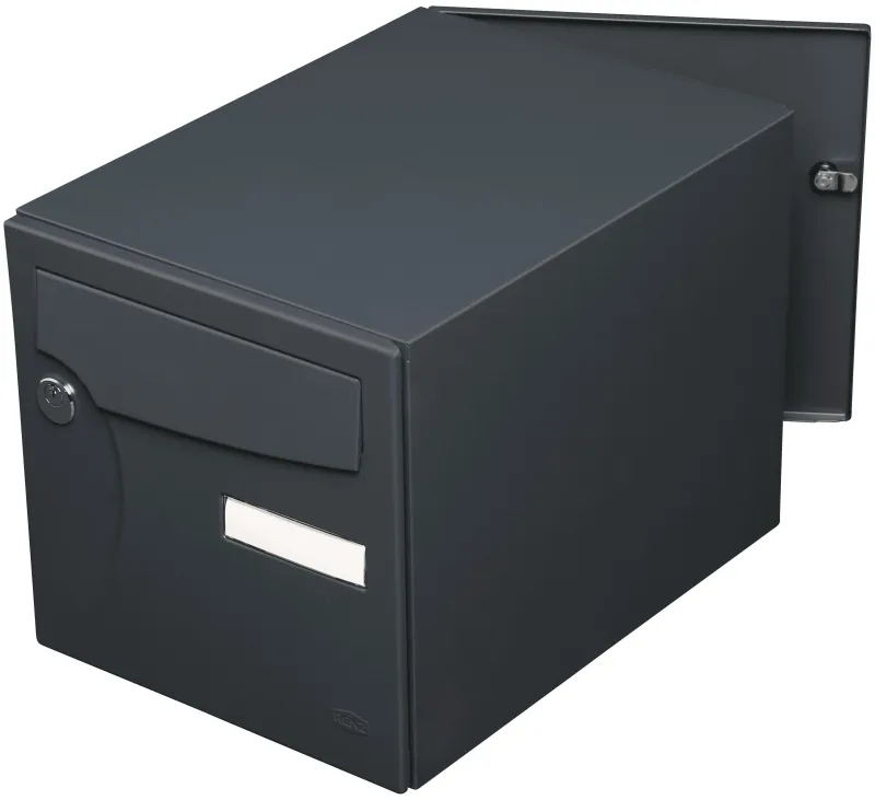 Outlet RENZ Boîte aux lettres Animation 2 portes gris anthracite