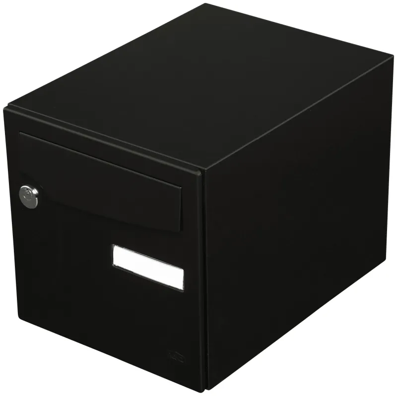 New RENZ Boîte aux lettres Animation 1 porte noir