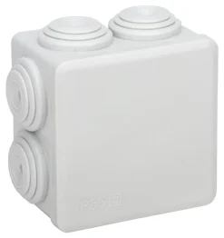 Outlet ZENITECH Boîte de dérivation IP55 60x60x40mm blanc