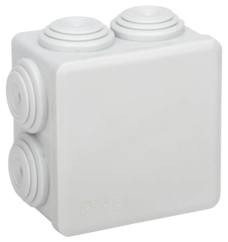 Outlet ZENITECH Boîte de dérivation IP55 60x60x40mm blanc