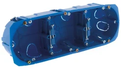 Hot ZENITECH Boîte encastrement triple multimatériaux 67x40mm entraxe 71