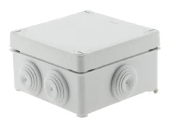 Outlet ZENITECH Boîte étanche IP55 carré 100x100x50mm blanc