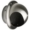 Discount Bouche inox à tube avec moustiquaire Ø12-14 cm