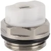 NOYON & THIEBAULT Bouchon purgeur 1/2 à bec orientable nickelé/blanc