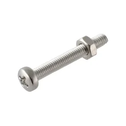 New SUKI Boulon tête cylindrique fendue Acier inox A2 M Ø4xL16 mm