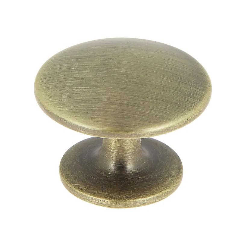 Hot Bouton convexe Ø25 mm en zamak laitonné vieilli mat x2