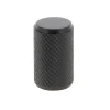 Discount Bouton cylindre industriel Ø18 mm en aluminium noir mat x2