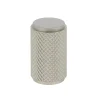 Hot Bouton cylindre industriel Ø18 mm en aluminium nickel mat x2