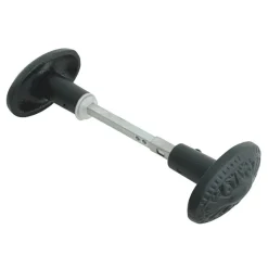 Clearance Bouton double bigorre fonte noire