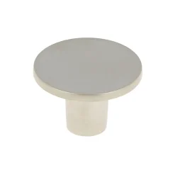 Sale Bouton Ø25 mm en zamak nickel mat x2