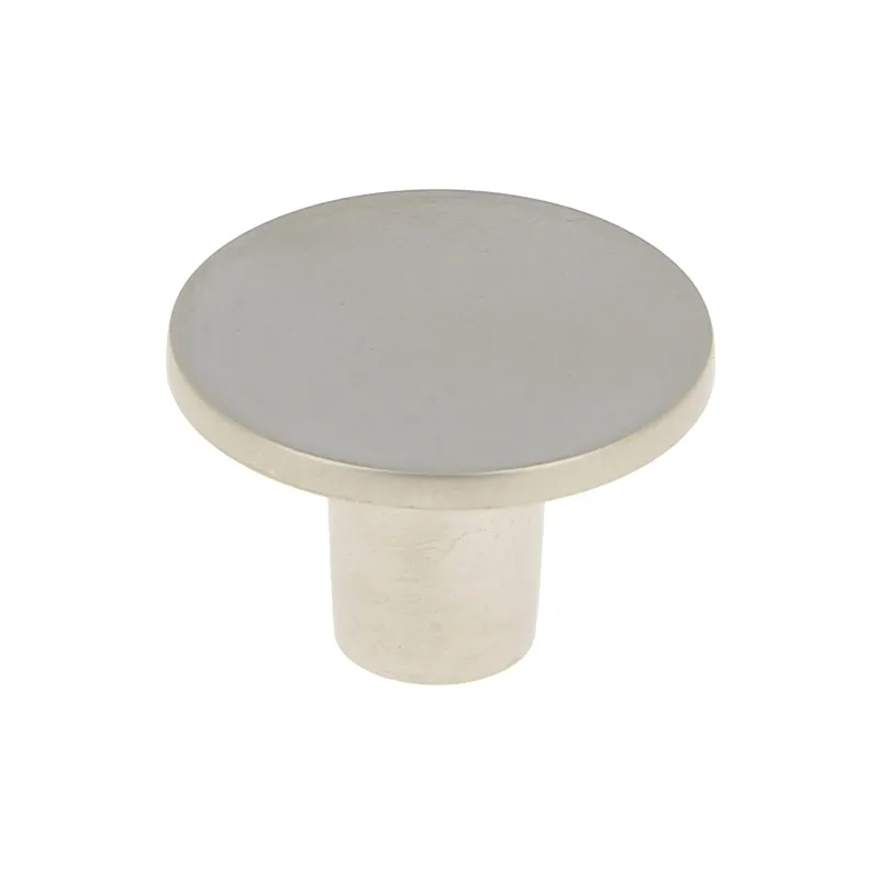 Sale Bouton Ø25 mm en zamak nickel mat x2