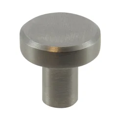 Hot Bouton rond plat en inox Ø20 mm x2