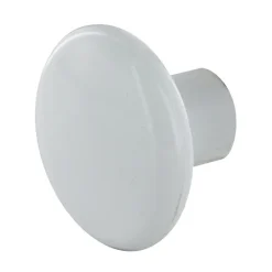 Sale Bouton rond sans insert Ø35mm plastique blanc (x6)