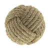 Outlet Bouton rond tressé Ø43 mm en corde naturel x2