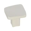 Best Bouton vague 30 x 30 mm en aluminium nickel mat x2