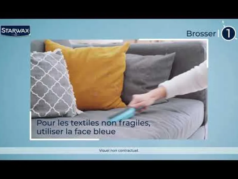 Online STARWAX Brosse en caoutchouc spéciale textile
