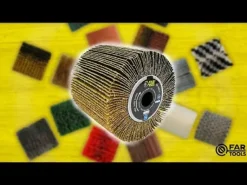 New FARTOOLS Brosse à lamelles grain 36 pour REX120/200/H200