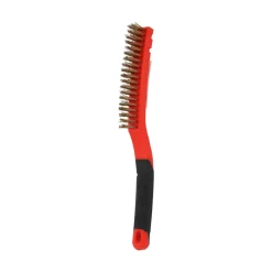 Clearance NORTON Brosse main, manche bi-matière 330x45mm, bois/laiton
