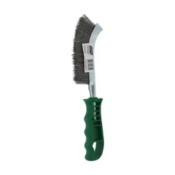 Outlet NORTON Brosse main, manche plastique vert 260x40mm, inox