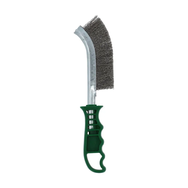 Outlet NORTON Brosse main, manche plastique vert 260x40mm, inox
