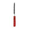 New NORTON Brosse main, manche plastique rouge 260x40mm, acier