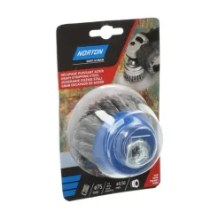 NORTON Brosse Ø75 100 meuleuse angle, coupe torsadé, acier