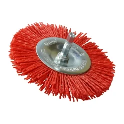 NORTON Brosse Ø100 pour perceuse, circulaire nylon rouge
