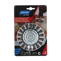 Discount NORTON Brosse Ø 100 pour perceuse, circulaire torsadé, acier
