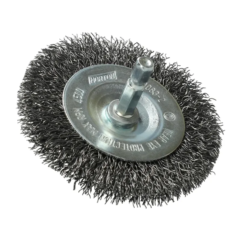 Hot NORTON Brosse Ø 75 pour perceuse, circulaire ondulé, acier