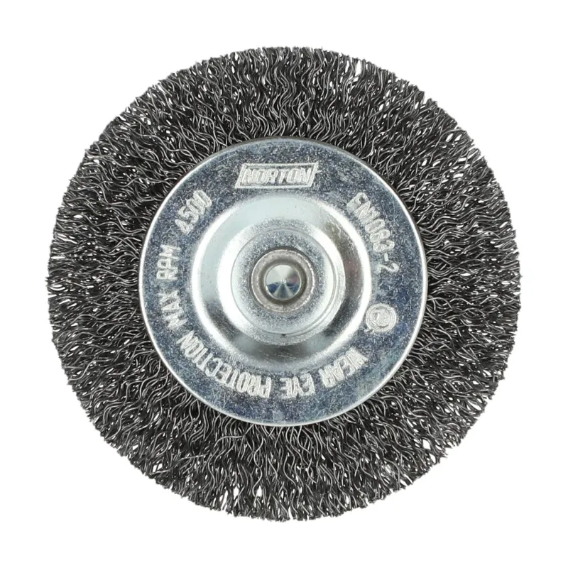 Hot NORTON Brosse Ø 75 pour perceuse, circulaire ondulé, acier