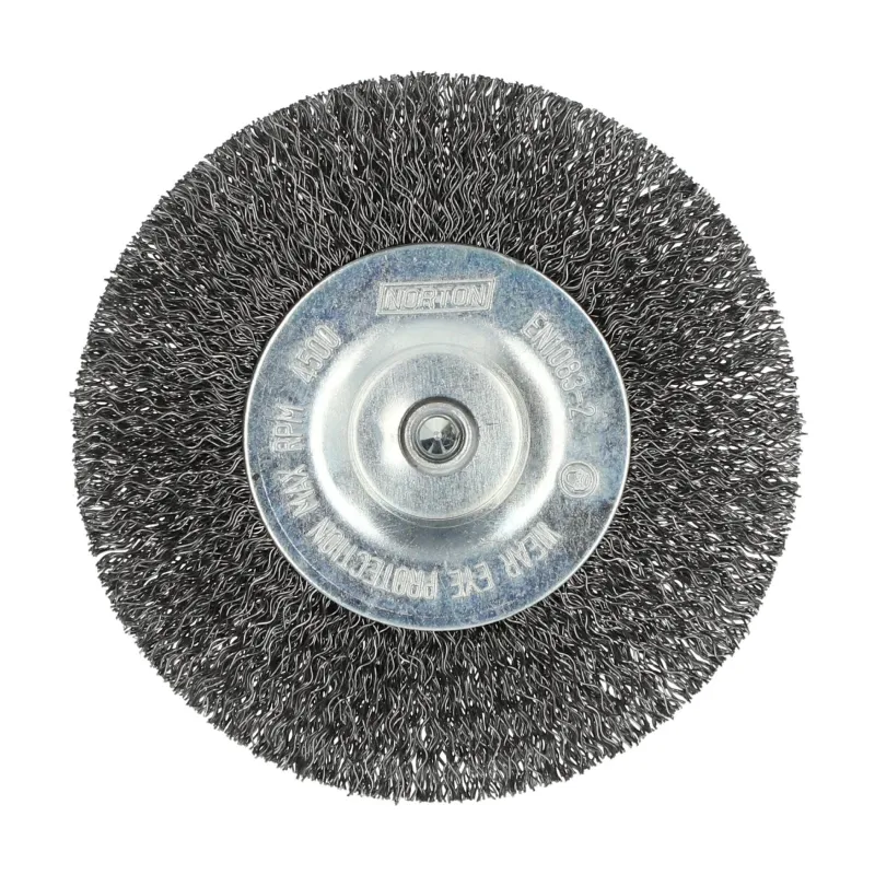 Clearance NORTON Brosse Ø100 pour perceuse, circulaire ondulé, acier