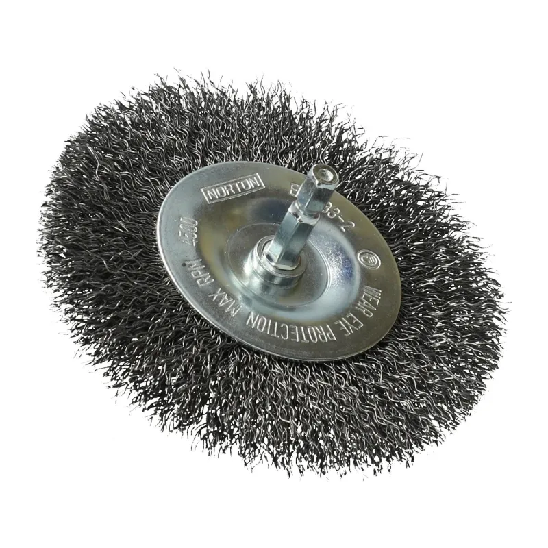Clearance NORTON Brosse Ø100 pour perceuse, circulaire ondulé, acier