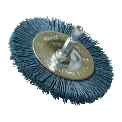 New NORTON Brosse Ø75 pour perceuse, circulaire nylon bleu