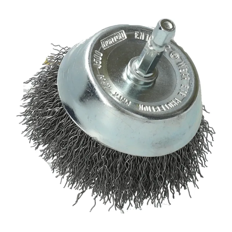 Clearance NORTON Brosse Ø 75 pour perceuse, coupe ondulé, acier