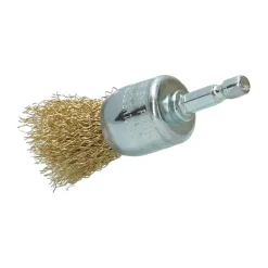 Best NORTON Brosse Ø 25 pour perceuse, pinceau ondulé, laiton