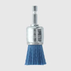 New NORTON Brosse Ø 25 pour perceuse, pinceau nylon bleu, bois