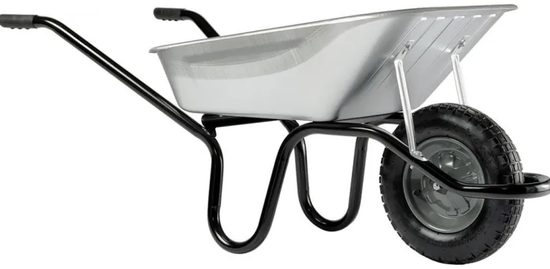 Clearance HAEMMERLIN Brouette Aktiv premium galva roue gonflée 100L