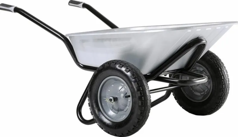 Online HAEMMERLIN Brouette Clipso Excellium Twin roue gonflée galva 100L
