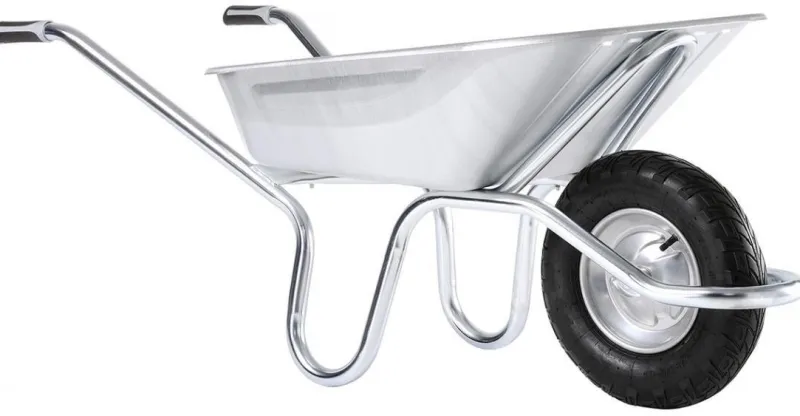 Clearance HAEMMERLIN Brouette pro select expert tout galva 100L roues gonflées