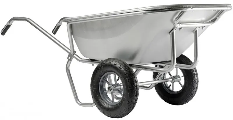 Discount HAEMMERLIN Brouette pro sélect expert twin tout galva 230L