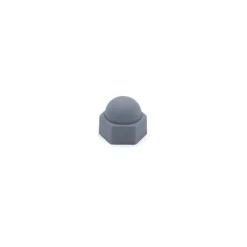 Discount Cache écrou hexagonal M10 pour tête 17mm PE gris (x8)