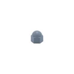 Sale Cache écrou hexagonal M8 pour tête 13mm PE gris (x8)