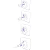 Clearance Cache prises pour prise type C/E/F plastique blanc (x12)