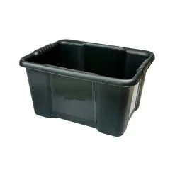 Sale Caisse empilable 22L noir