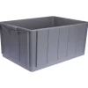 Discount Caisse gerbable pleine d'ensilage 63L gris