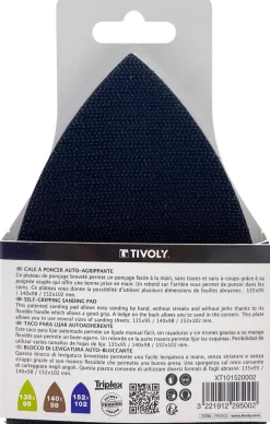 TIVOLY Cale à poncer d'angle Multi 93x135mm Velcro
